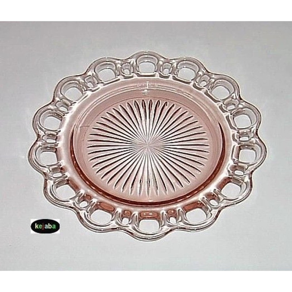 1930’s Pink Depression Glass Plate